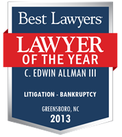 Best Lawyers of the Year Eddie Allman 2013 logo