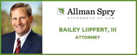 Bailey Liipfert III and the Liipfert Law Group joins the Allman Spry Law Firm in Winston-Salem, North Carolina.